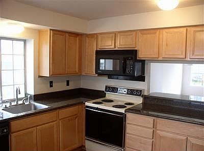 Kitchen - New maple cabinets, granite countertop