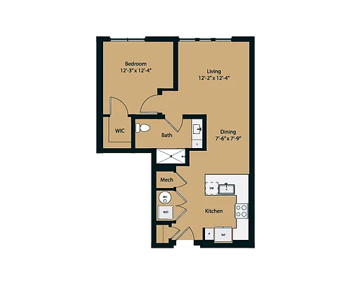 Floor plan 1A-1