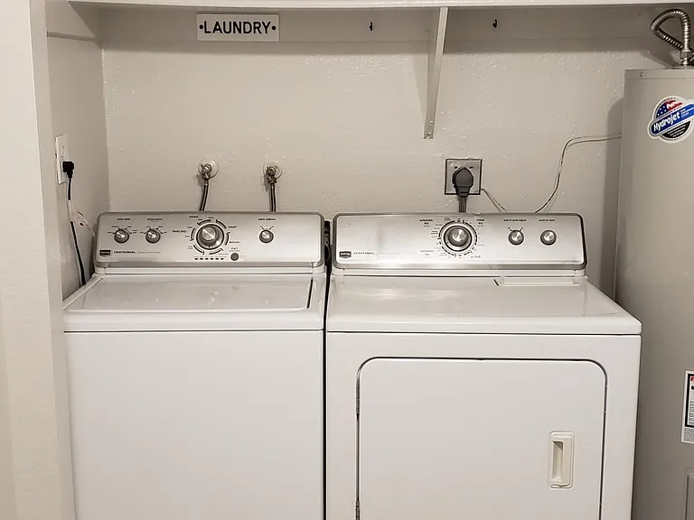 Maytag washer & dryer included & new water heater