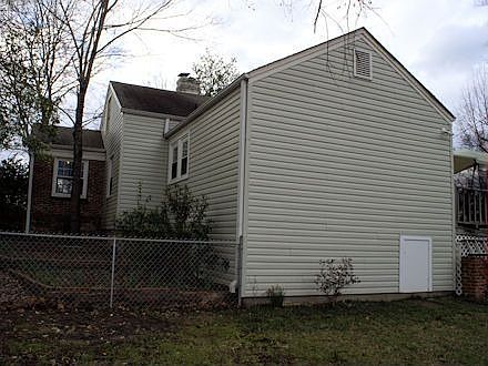 Rear View from fenced yard