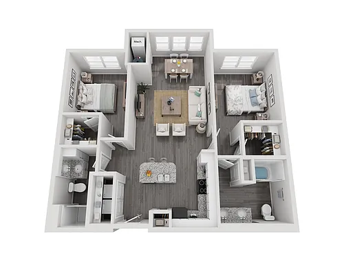 Floor plan B36S-H