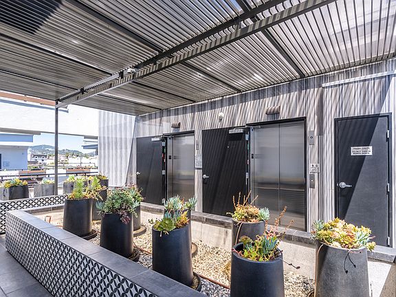 Elevator Area of the Rooftop Deck