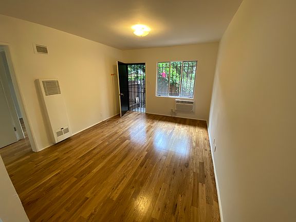 View of the living area from the dining area