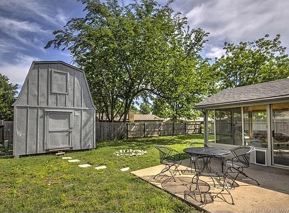 Back Patio and Storage Shed