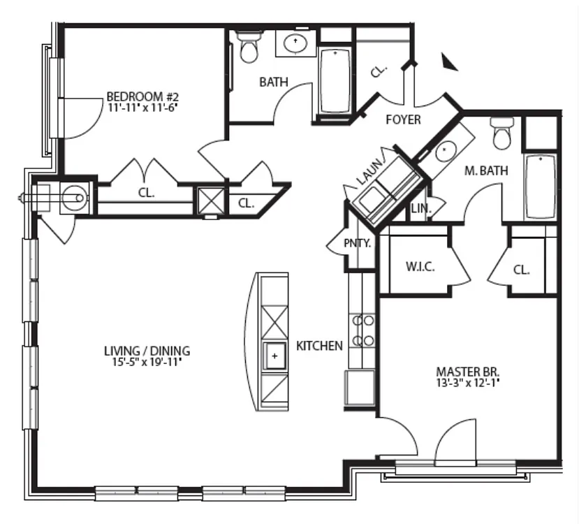 Floor plan B5R