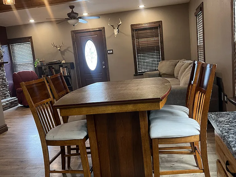 Dining area. open floor plan