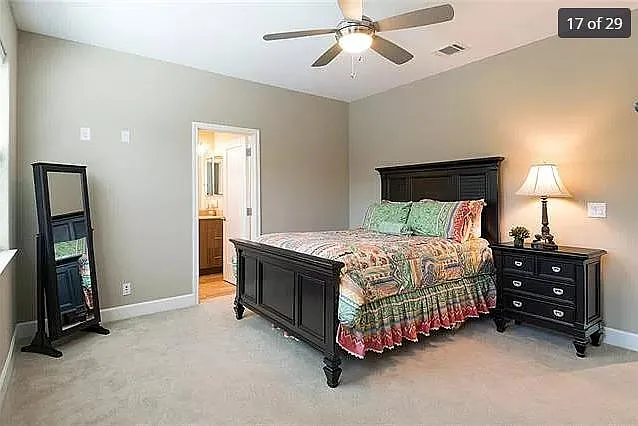2nd Bedroom with private bathroom and walk-in closest