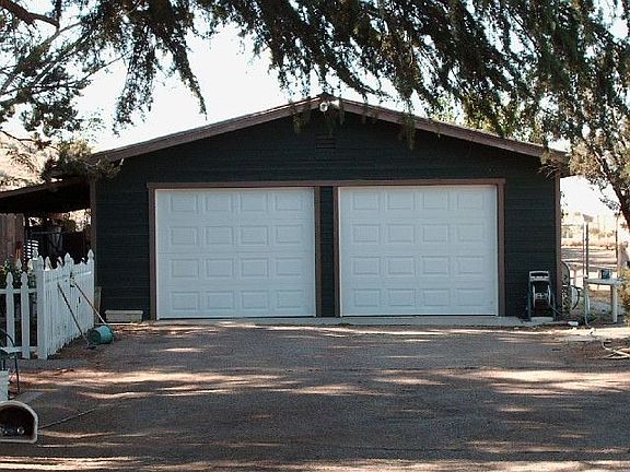 Front Side Of 4 Car Garage