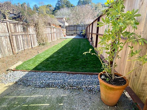 Private back yard