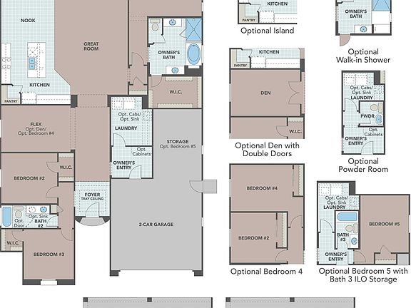 Discover versatile residential architecture in this luxurious 3 - 5 bed home with modern design elem