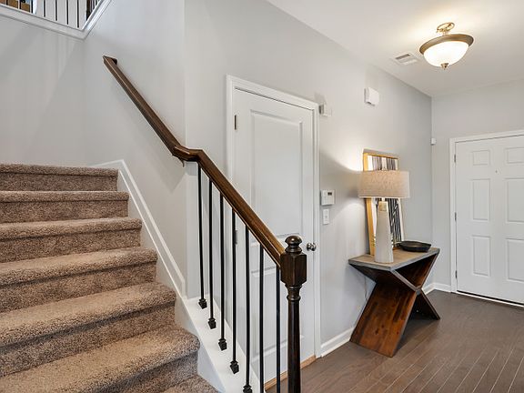 Foyer with Functional Storage Closets