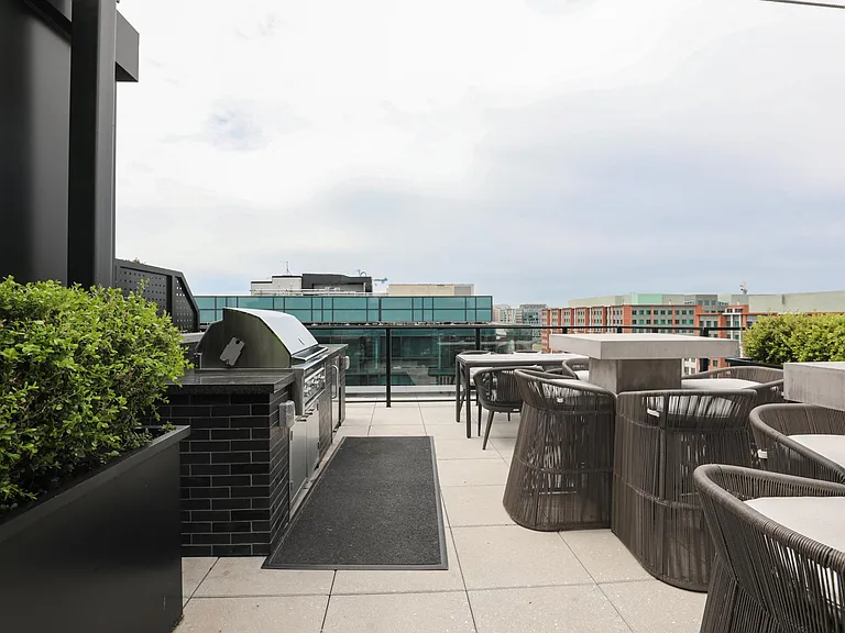 Building's rooftop deck