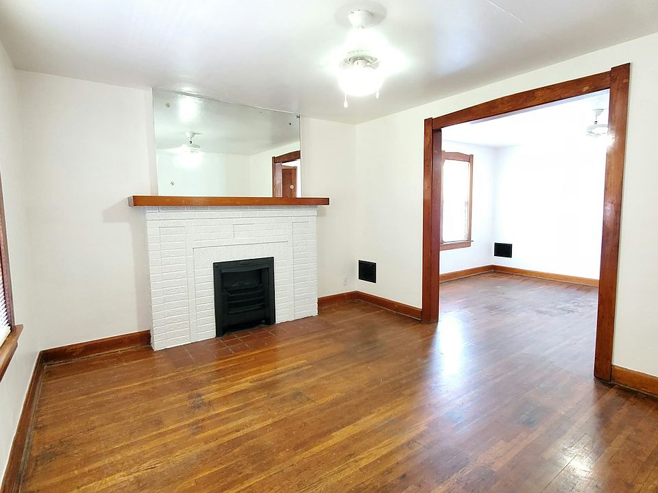Living room and office space