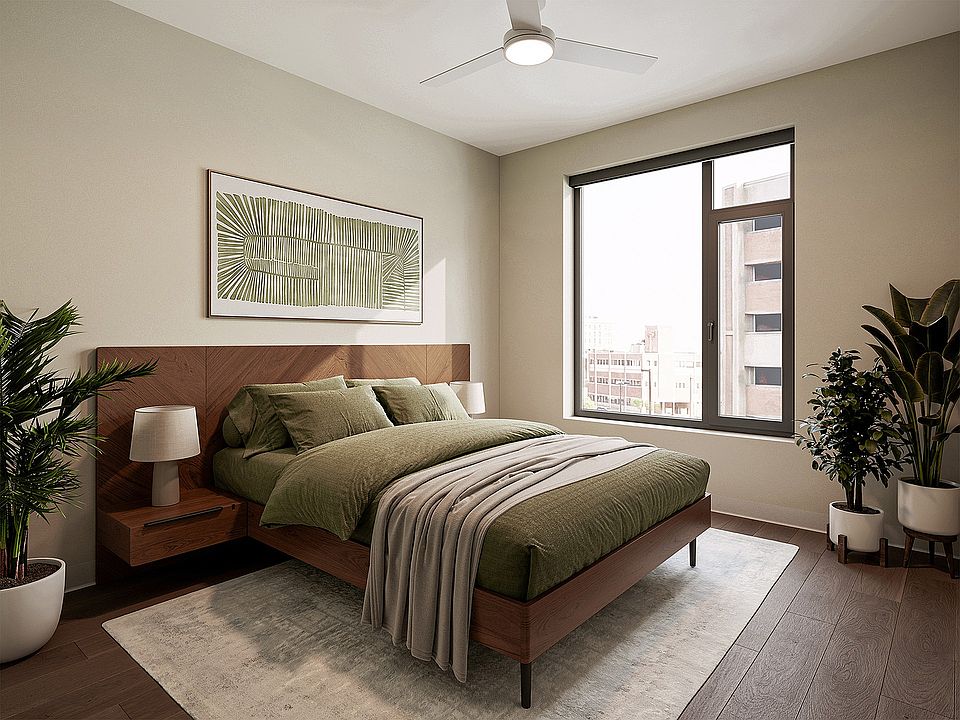 Polaris 1BR + Den - Bedroom