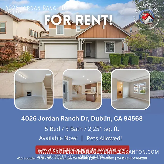 Spacious 5 Bed, 3 Bath, 2251 Sq ft Home in Jordan Ranch — Photo 1