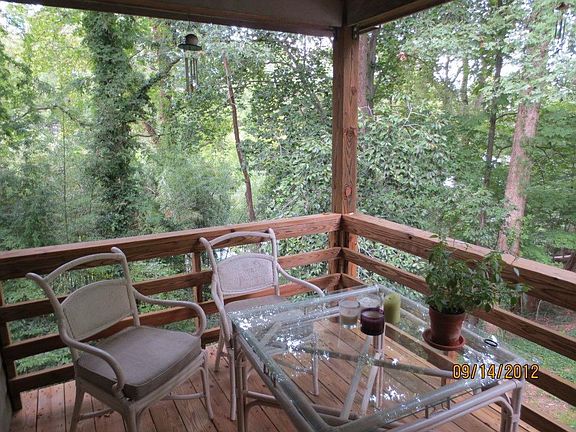 Private decks with large storage closets!