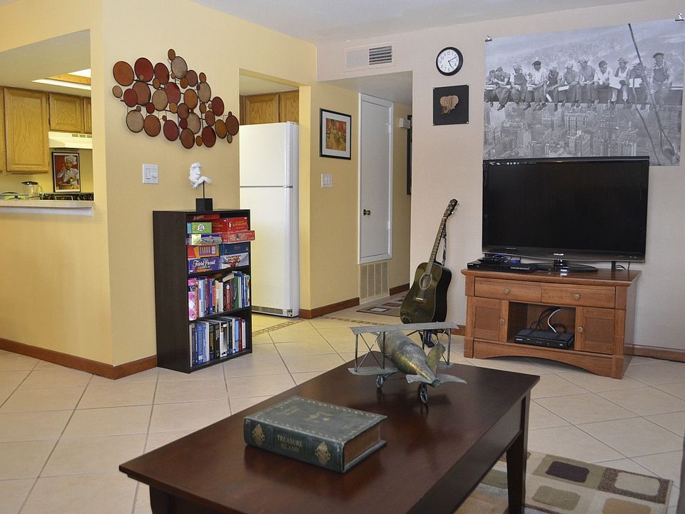 Living room and kitchen