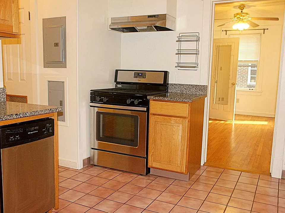 kitchen, doorway into 2BR