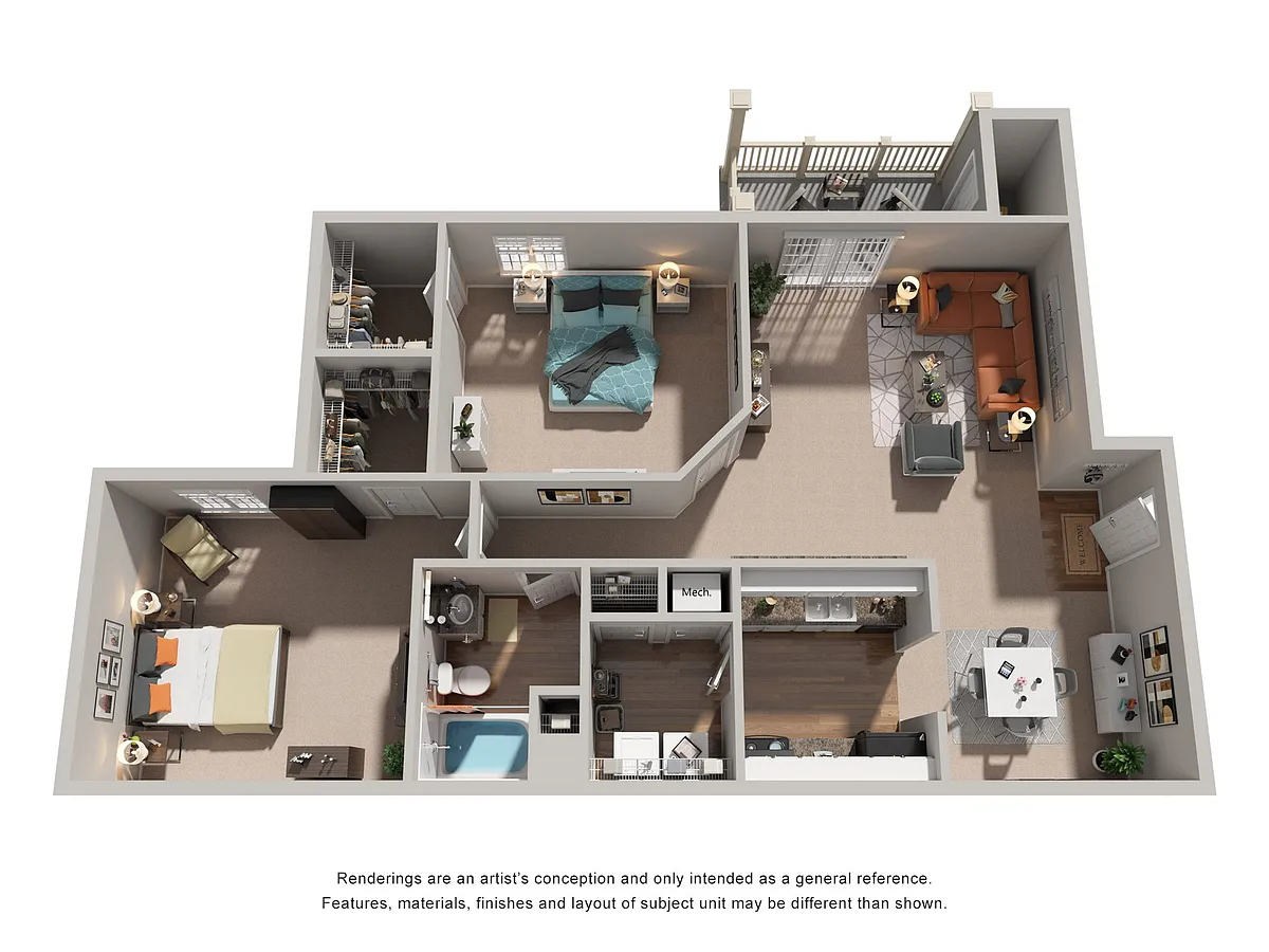 Floor plan Reid
