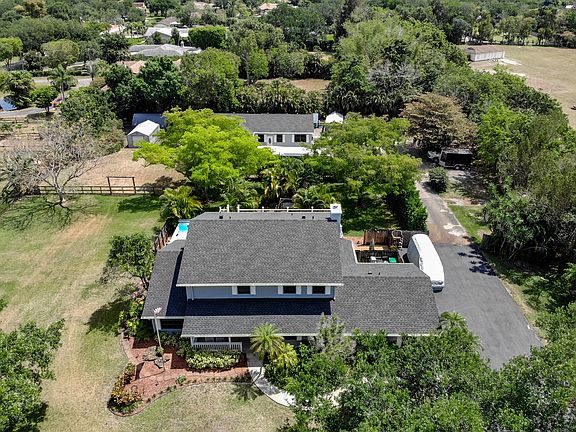 Drone shot of both propertie