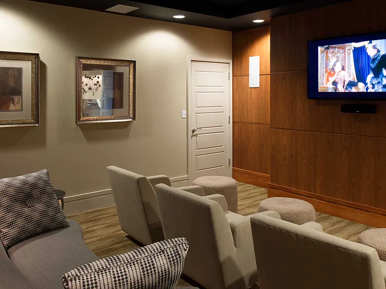 Media Room with TV