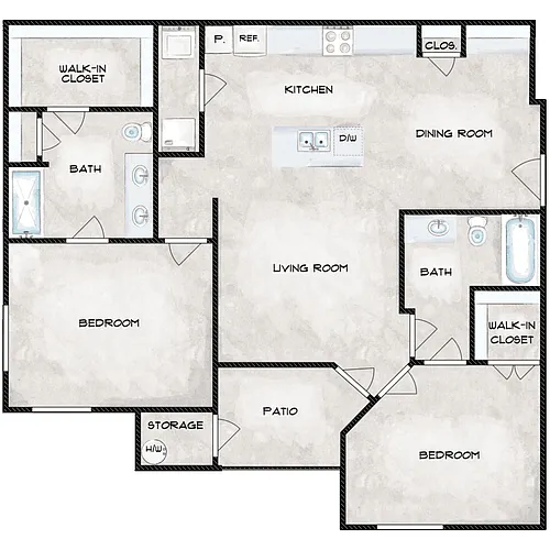 Floor plan B1