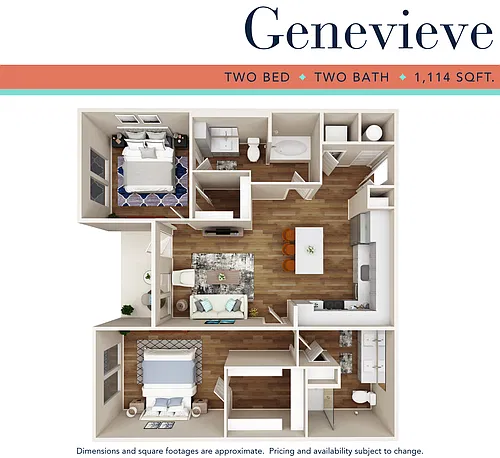 Floor plan Genevieve
