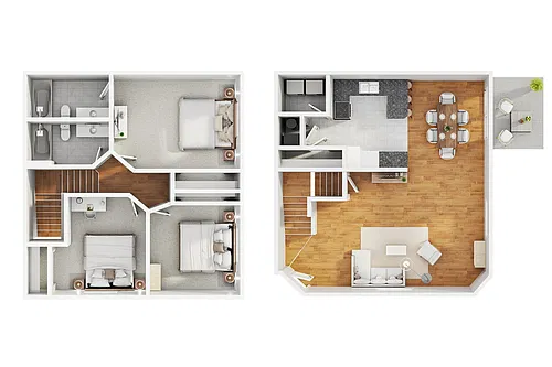 Floor plan Jade Townhome