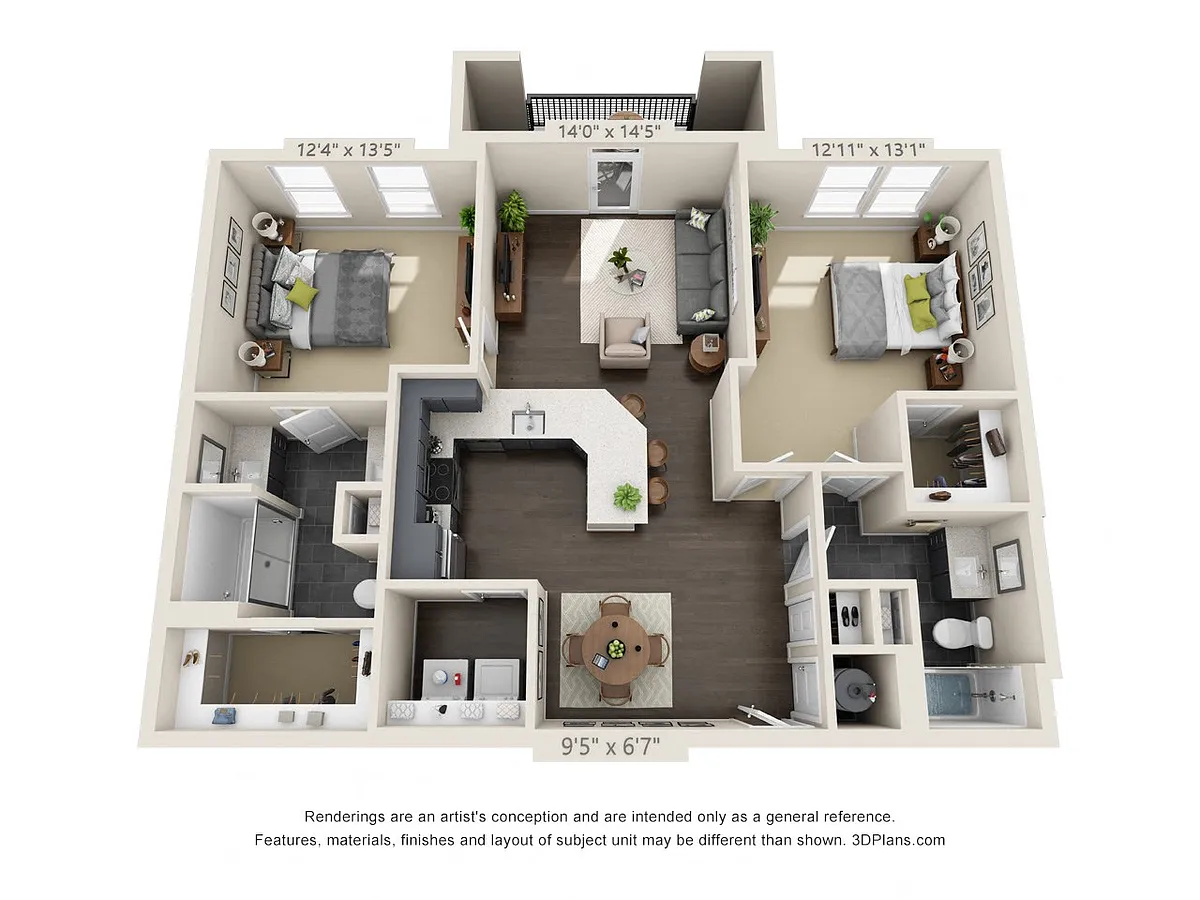 Floor plan Burl Ray