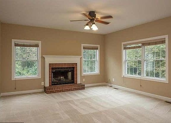 Living room off kitchen