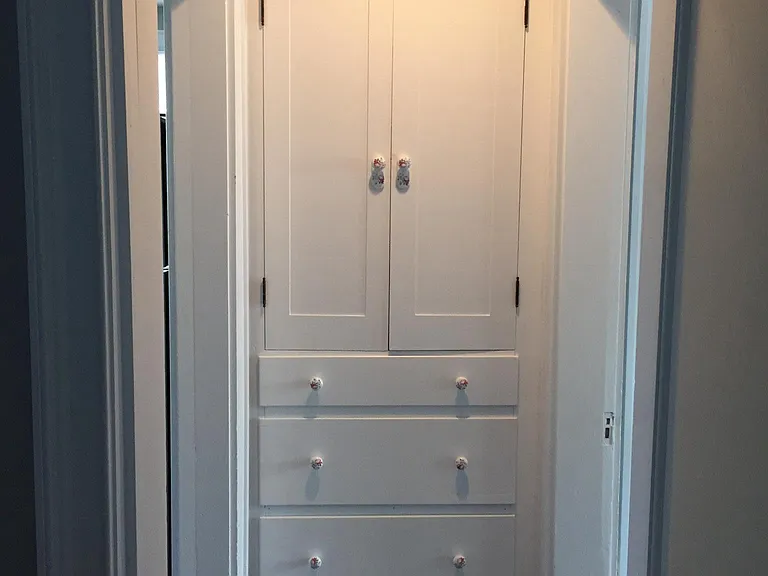 Original Built in Linen Closet