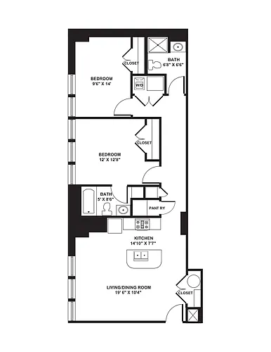 Floor plan 204