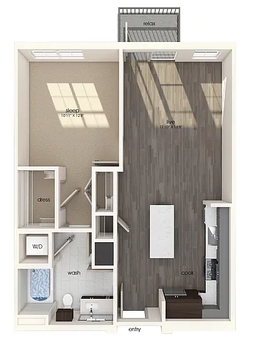 Floor plan A02