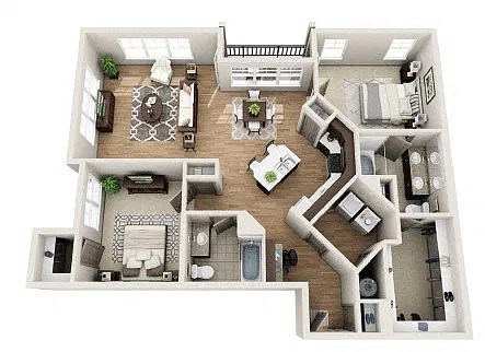 Floor plan Palm St. Regis