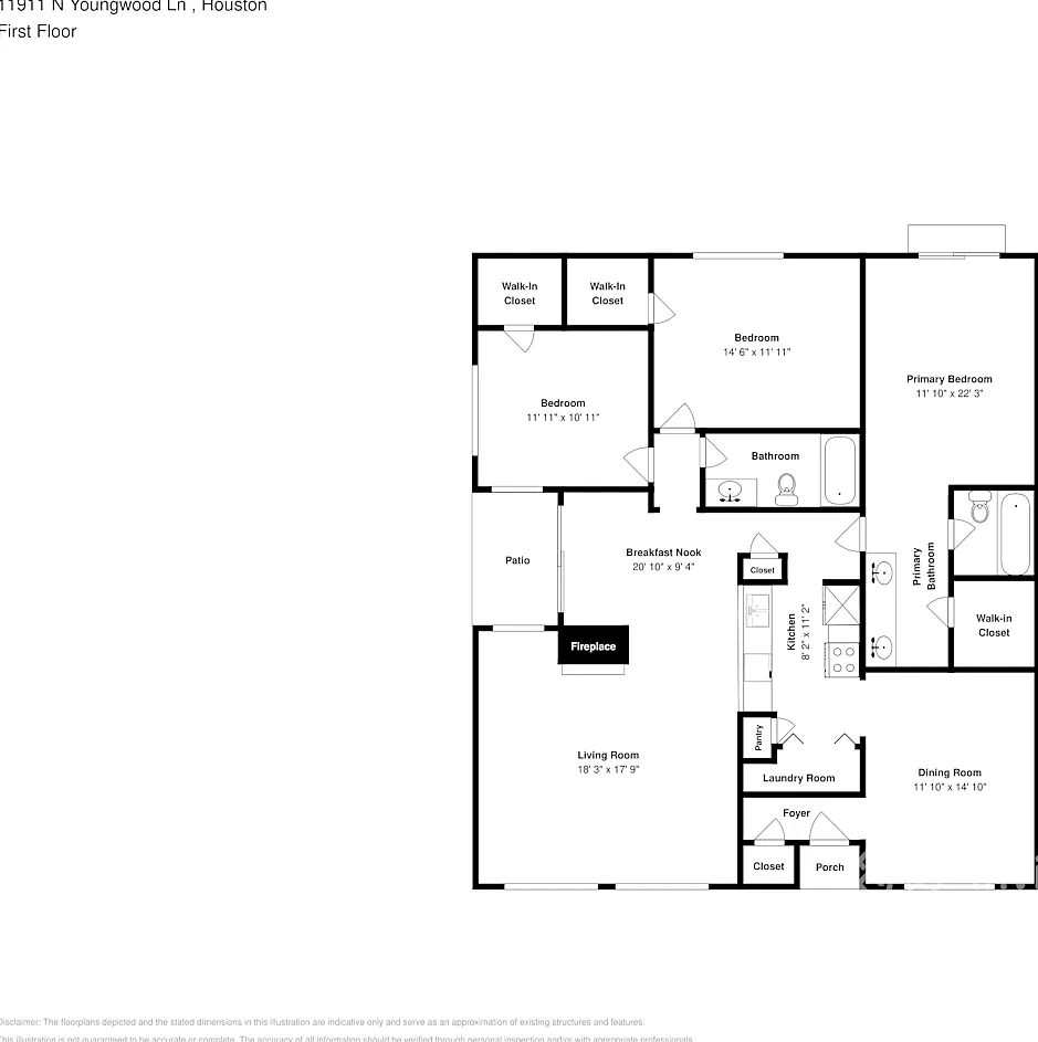 11911 N Youngwood Ln Houston, TX 77043 — Photo 2