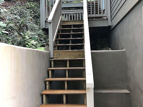 Left side staircase