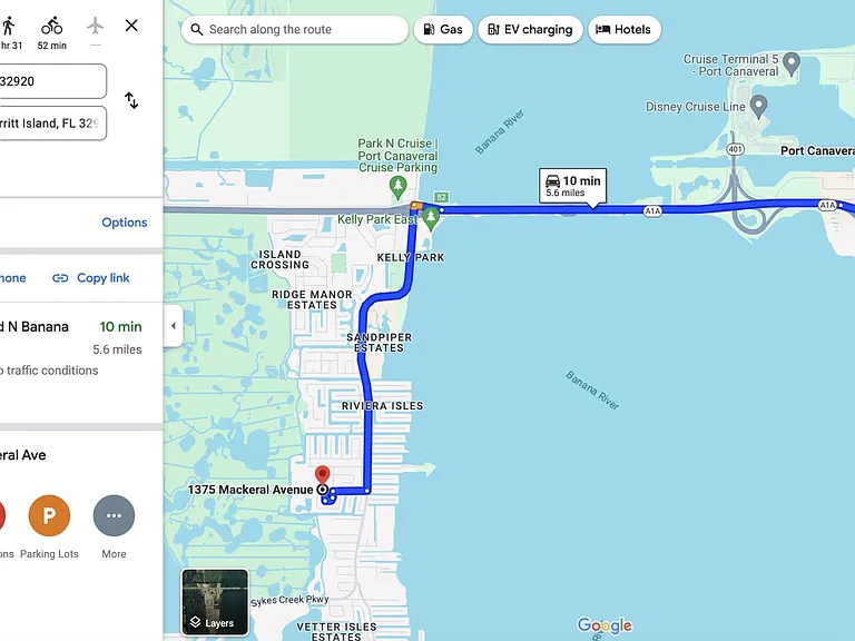 Drive to Port Canaveral