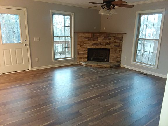 Living room with gas fireplace