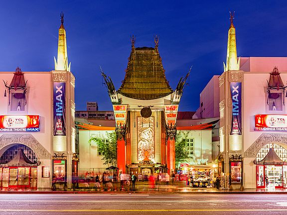 Catch a show at the Grauman's chinese theatre or other local venues!