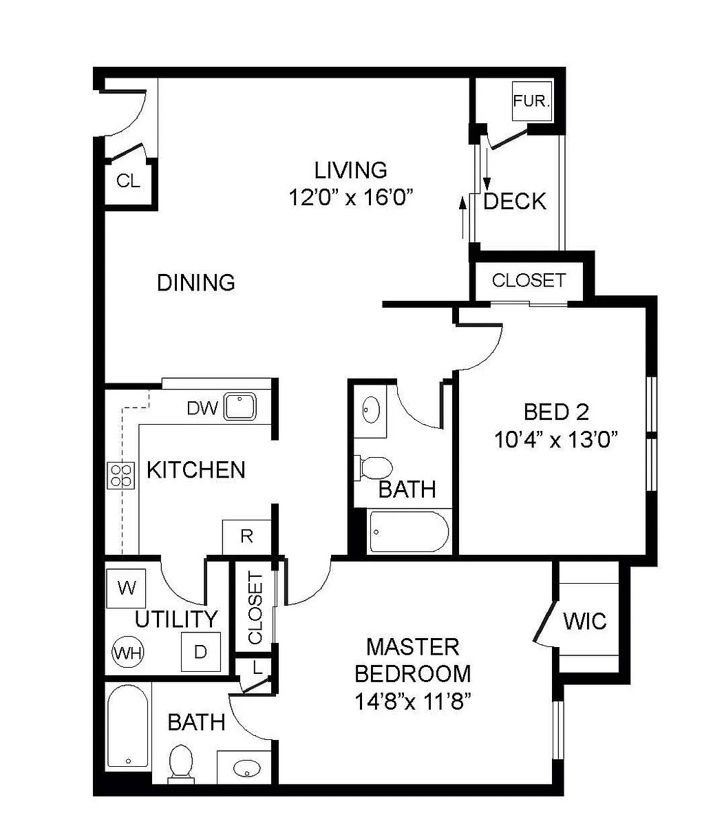 Floor plan 2B