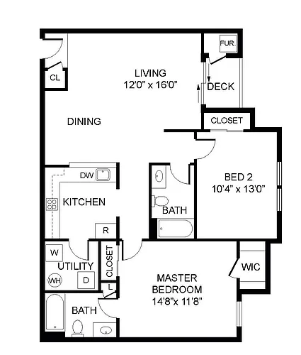 Floor plan 2B
