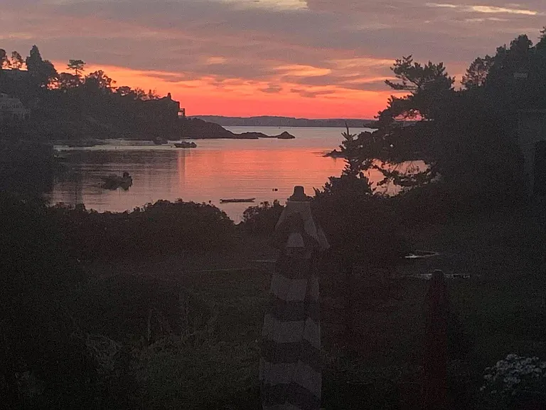 Sunrise from private deck