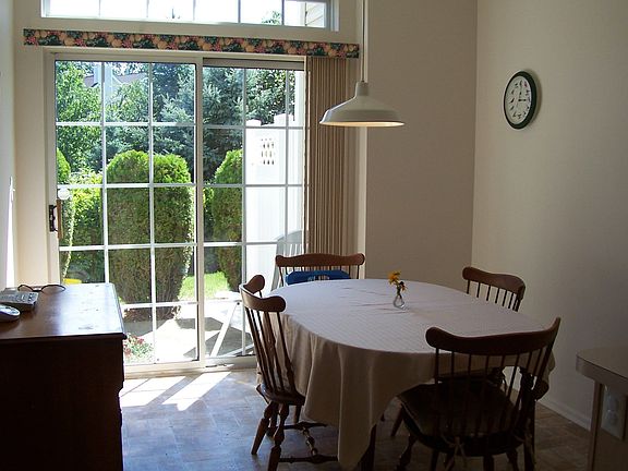 Glass Doors from Kitchen to Patio