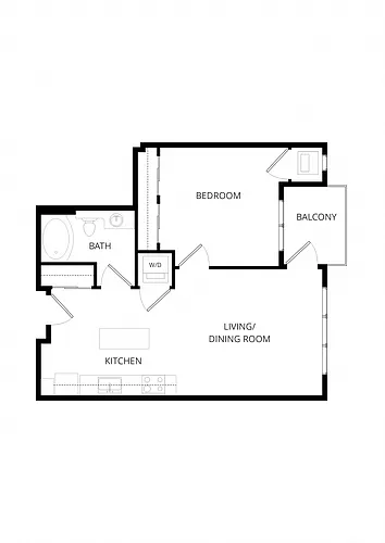 Floor plan B3 1X1