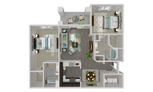Floor plan The Renovated Cypress