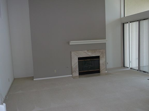 Fireplace in living room