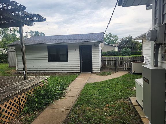 Garage from back porch