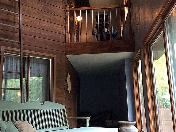 Two story atrium