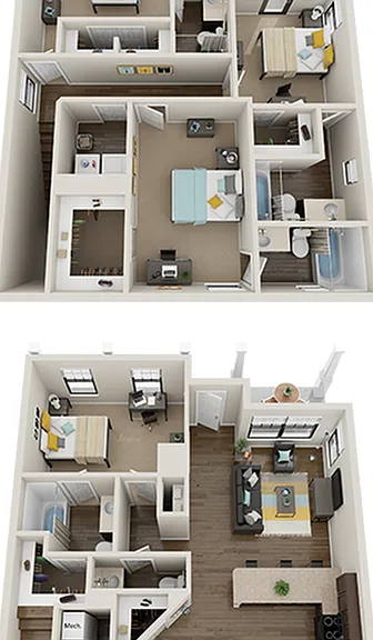 4x4.5 COTTAGE - 2150 SQ FT - The Collective at Norman