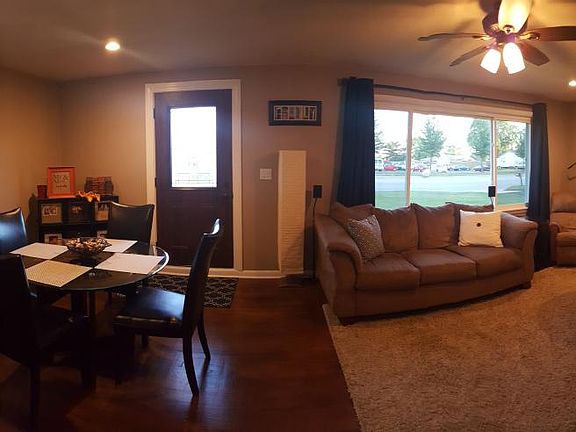 large living room & dining room